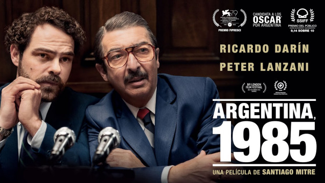 imagen "Argentina, 1985" fue nominada al Oscar como mejor película extranjera