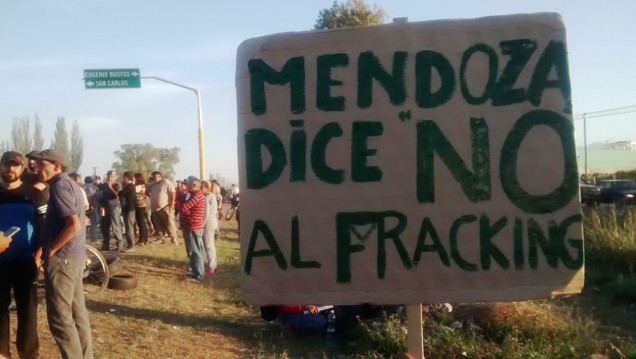 imagen El fracking calentó el ambiente en Mendoza 