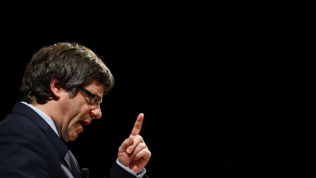 imagen Independencia de Cataluña: Puigdemont suspendió el llamado a elecciones