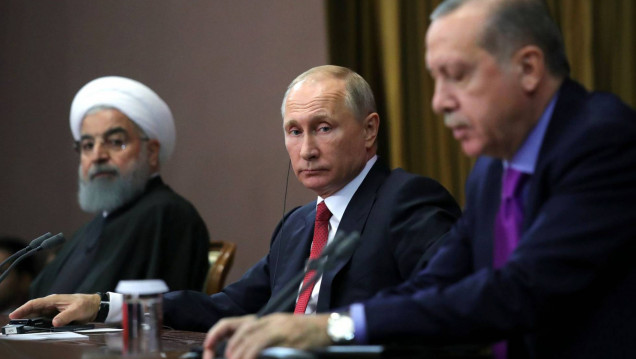 imagen Rusia, Irán y Turquía se atribuyeron el fin de la guerra civil en Siria