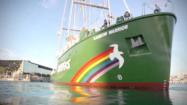 imagen Greenpeace llegó a Buenos Aires con su nave insignia