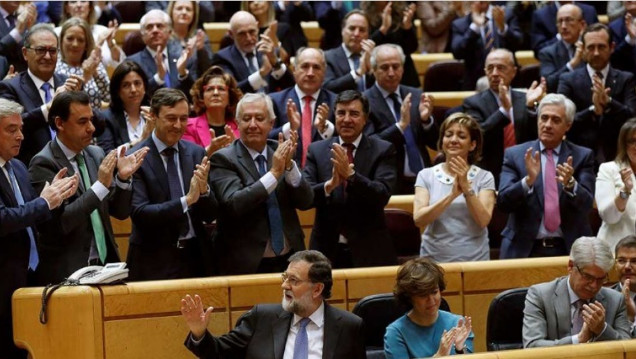 imagen El Senado aprobó que España intervenga en Cataluña