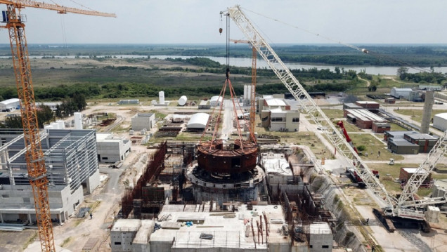 imagen Argentina desarrolla su primer reactor nuclear de potencia, diseñado y construido en el país