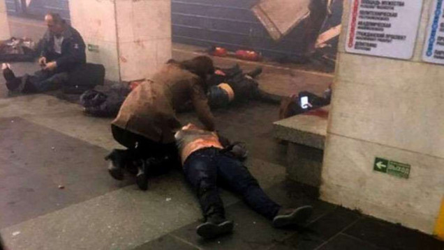 imagen Al menos 10 muertos tras explosión en el metro de San Petersburgo 