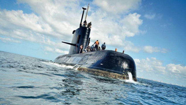 imagen A un año de su hundimiento, encontraron los restos del submarino ARA San Juan