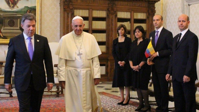 imagen La visita del Papa "hará más fácil la construcción de la paz" en Colombia