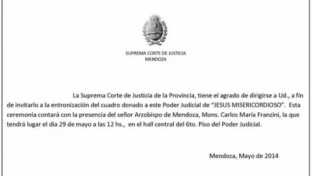 imagen Opinión: la parcialidad religiosa de la Corte de Mendoza
