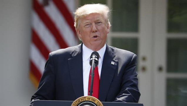 imagen Trump anunció que retira a EE. UU. del acuerdo climático de París