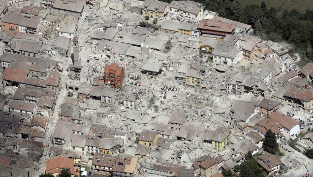 imagen El centro de Italia volvió a ser sacudido por un terremoto, el más intenso desde 1980