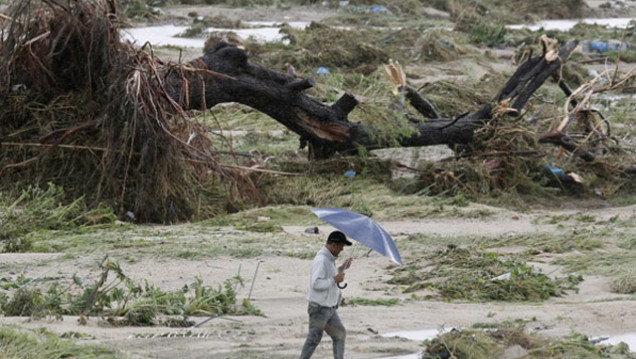 imagen El tifón Roke ya dejó once muertos y 314 heridos en Japón 