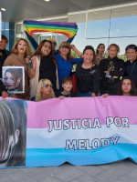 "¡Furia travesti!": antes de la sentencia, militantes y familiares reclamaron justicia por Melody Barrera