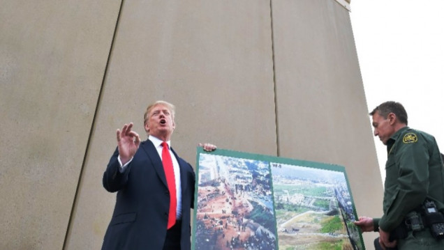 imagen Trump eligió el diseño del muro que dividirá EE. UU. de México