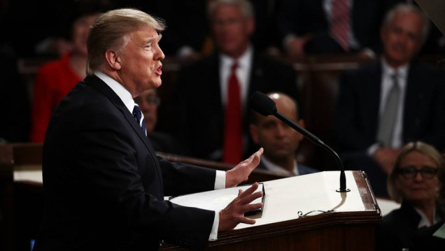 imagen Diez frases destacadas del primer discurso de Trump ante el Congreso