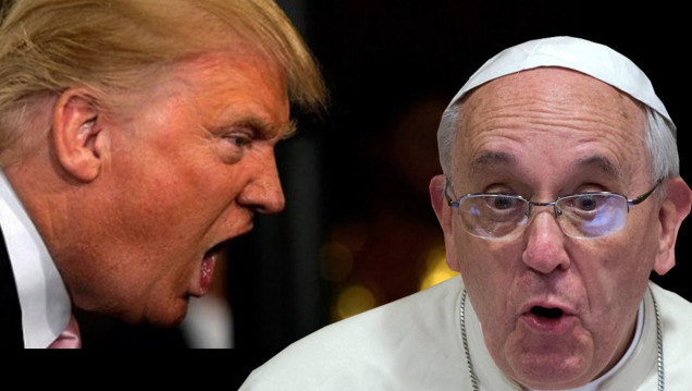 imagen Cruce de palabras entre el Papa y Donald Trump