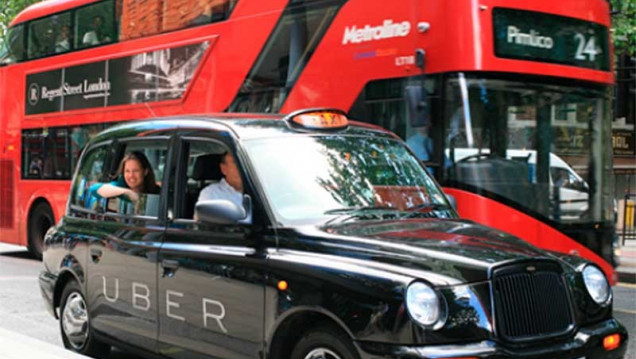 imagen Choferes de Uber y Cabify se movilizan por "la baja rentabilidad"