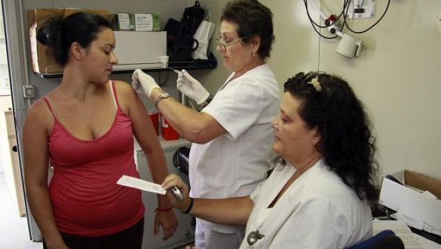 imagen Sigue en marcha la campaña de vacunación para embarazadas contra la tos convulsa, difteria y tétano