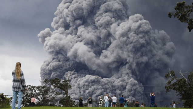 imagen Hawai: alerta roja ante la erupción del volcán Kilauea