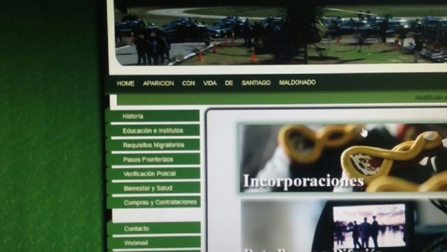 imagen Hackearon la web de Gendarmería y pidieron por Santiago Maldonado 